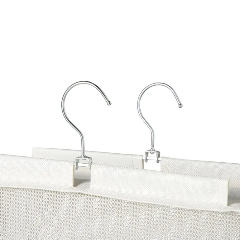 Hang organiser met 10 vakken - wit - 125x15x30 cm