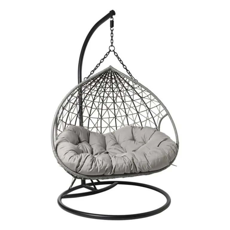 Hangstoel loveseat - grijs - ø120x200 cm