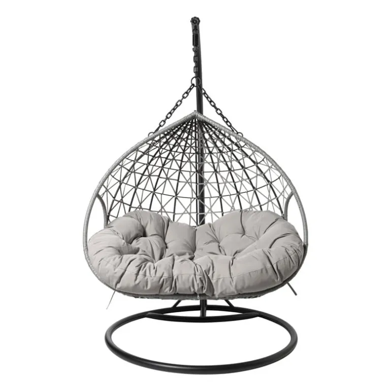 Hangstoel loveseat - grijs - ø120x200 cm