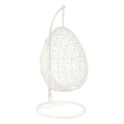 Hangstoel swing - wit - 95x95x200 cm