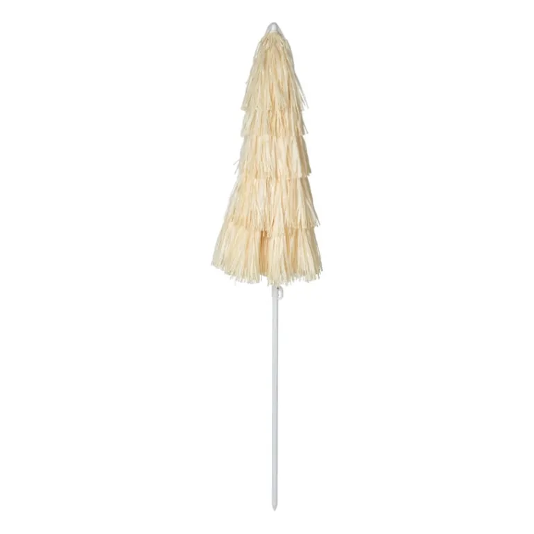 Hawaii parasol - geel beige - ø160x180 cm