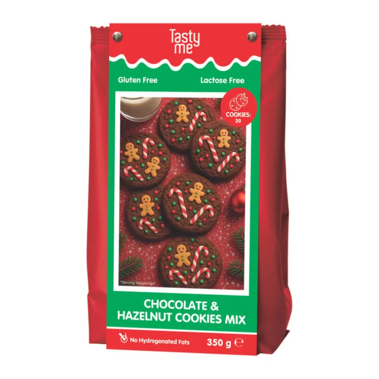 Hazelnut & choco cookies bakmix - 350 gr