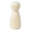 Houten kegelpoppen - set van 10 - 5.3 cm