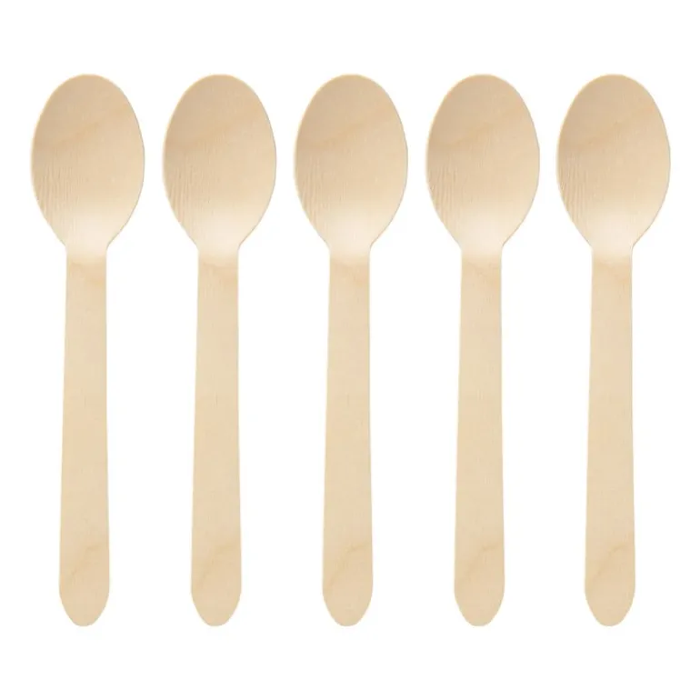 Houten lepels - set van 20