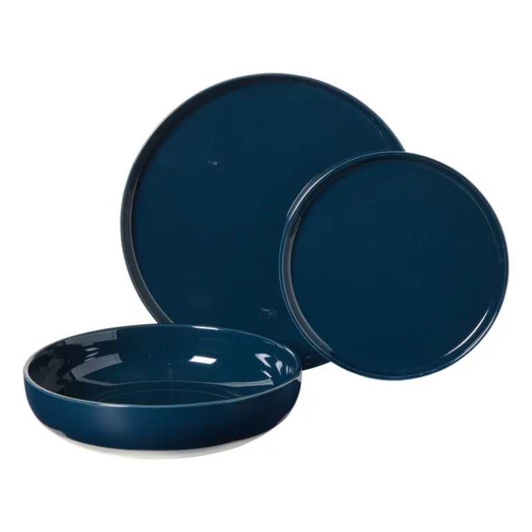 Hugo Kennis ontbijtbord - blauw - ø20 cm