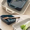 Hugo Kennis ovenschaal large - grijs - 4.16x39x23.3 cm