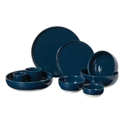 Hugo Kennis schaal - blauw/wit - ø15 cm