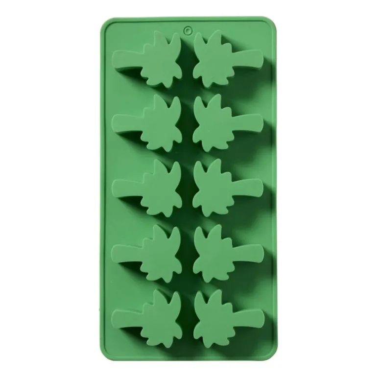 Ijsblokjesvorm palmboom - groen - 8 ijsblokjes
