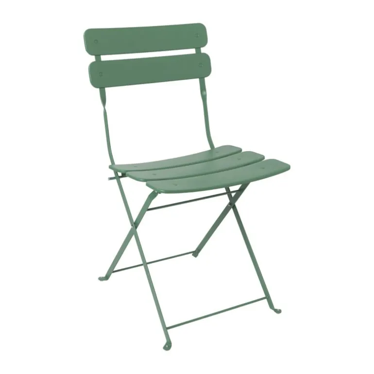 Inklapbare bistrostoel Kos - groen - 84x48x42 cm