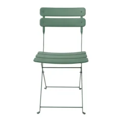 Inklapbare bistrostoel Kos - groen - 84x48x42 cm