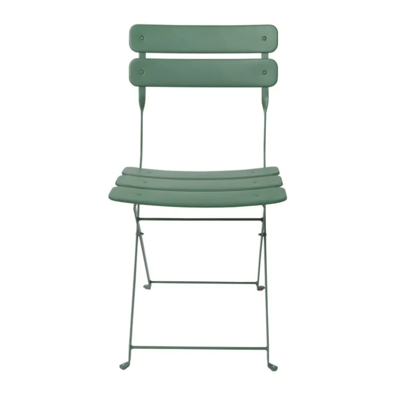 Inklapbare bistrostoel Kos - groen - 84x48x42 cm