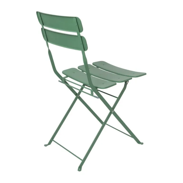Inklapbare bistrostoel Kos - groen - 84x48x42 cm