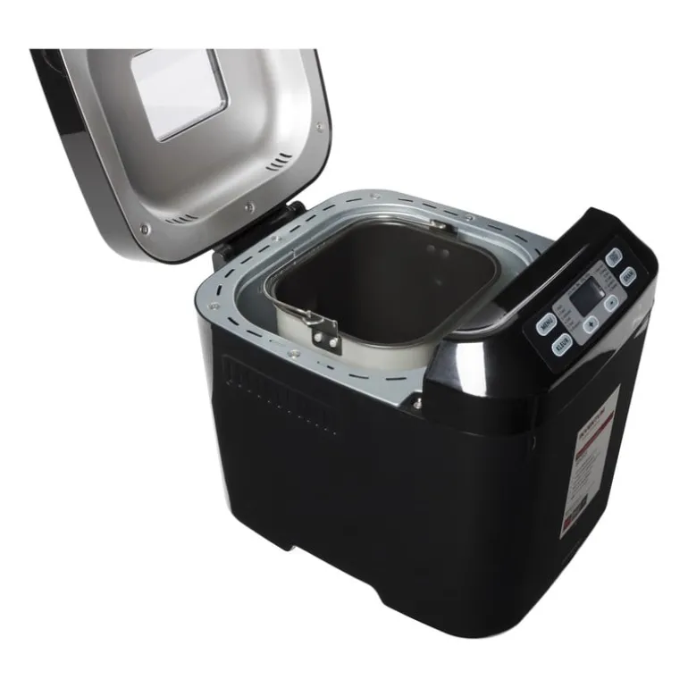 Inventum broodbakmachine - zwart - 29x27x33 cm