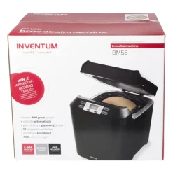 Inventum broodbakmachine - zwart - 29x27x33 cm