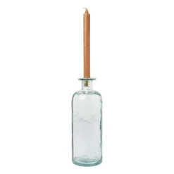 Kaarsenhouder voor fles - goud - ø5x2.6 cm