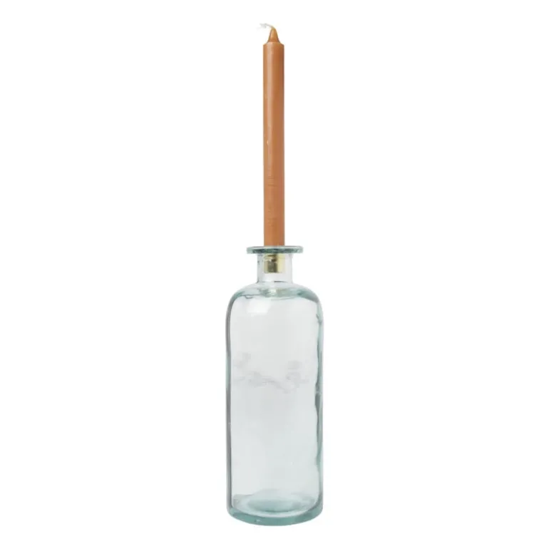 Kaarsenhouder voor fles - goud - ø5x2.6 cm