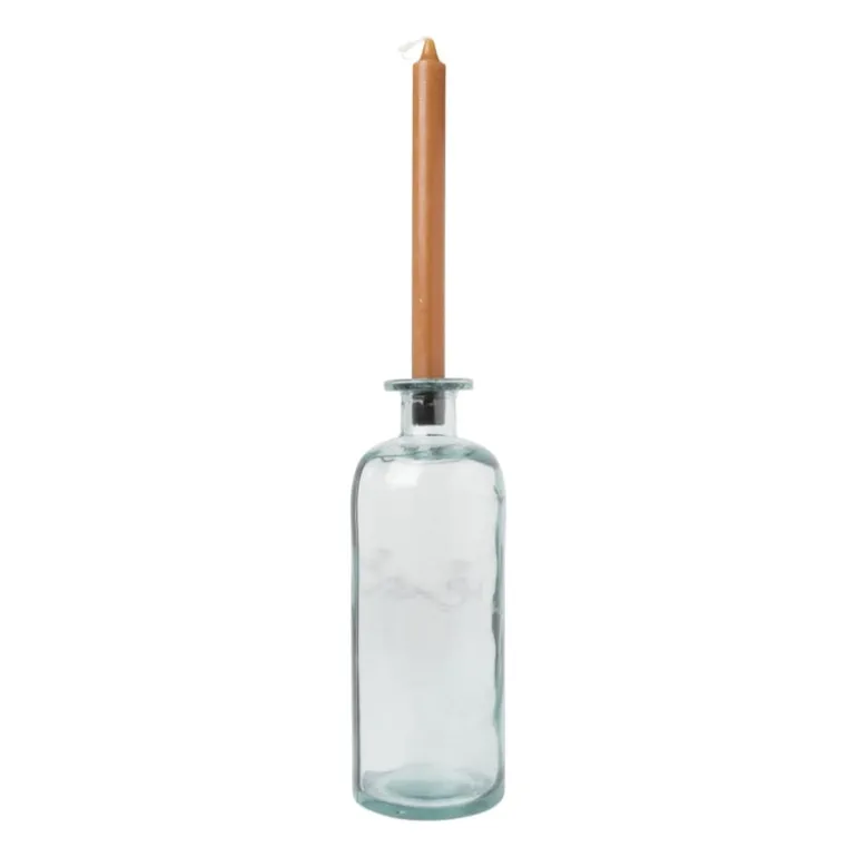 Kaarsenhouder voor fles - zwart - ø5x2.6 cm