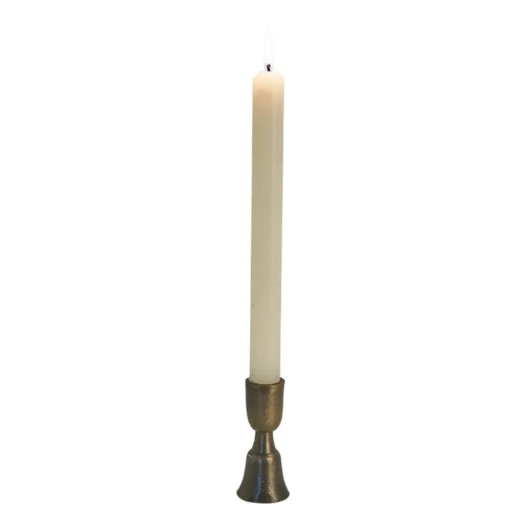 Kandelaar - antiek goud - ⌀4x9 cm