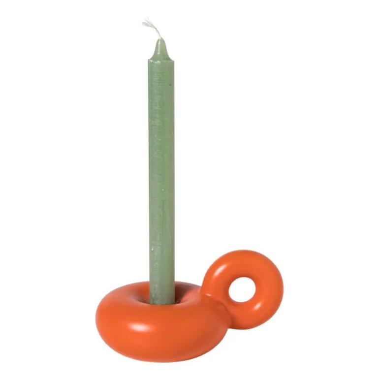 Kandelaar donut - ø16x8 cm - diverse varianten