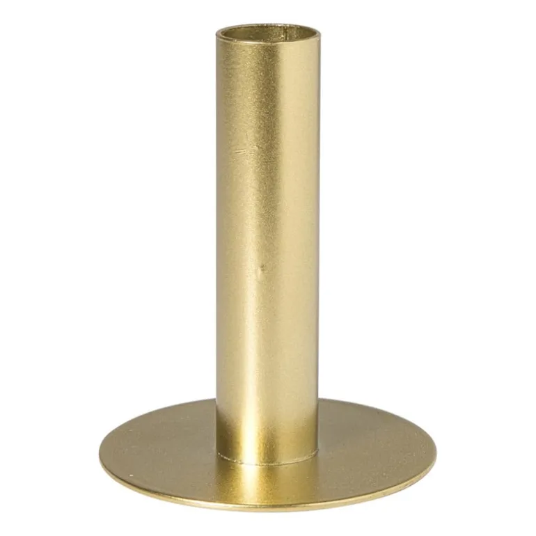 Kandelaar hoog - goud - ø8x10 cm