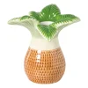 Kandelaar palmboom - multikleur - 10x9.5x11 cm