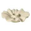 Kandelaar wave - beige - ø12x3.5 cm