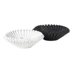 Kandelaar wave - zwart - ø13.5x4 cm