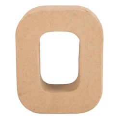 Kartonnen cijfer 0