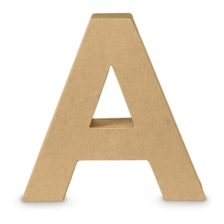 Kartonnen letter A
