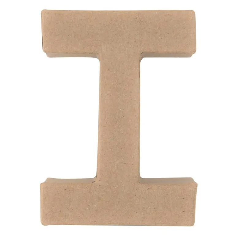 Kartonnen letter I