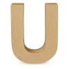 Kartonnen letter U