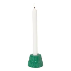 Kerst kandelaar tulband - ø7x5 cm - diverse varianten