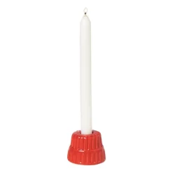 Kerst kandelaar tulband - ø7x5 cm - diverse varianten