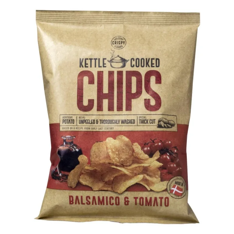 Kettle chips - balsamico en tomaat - 150 gram
