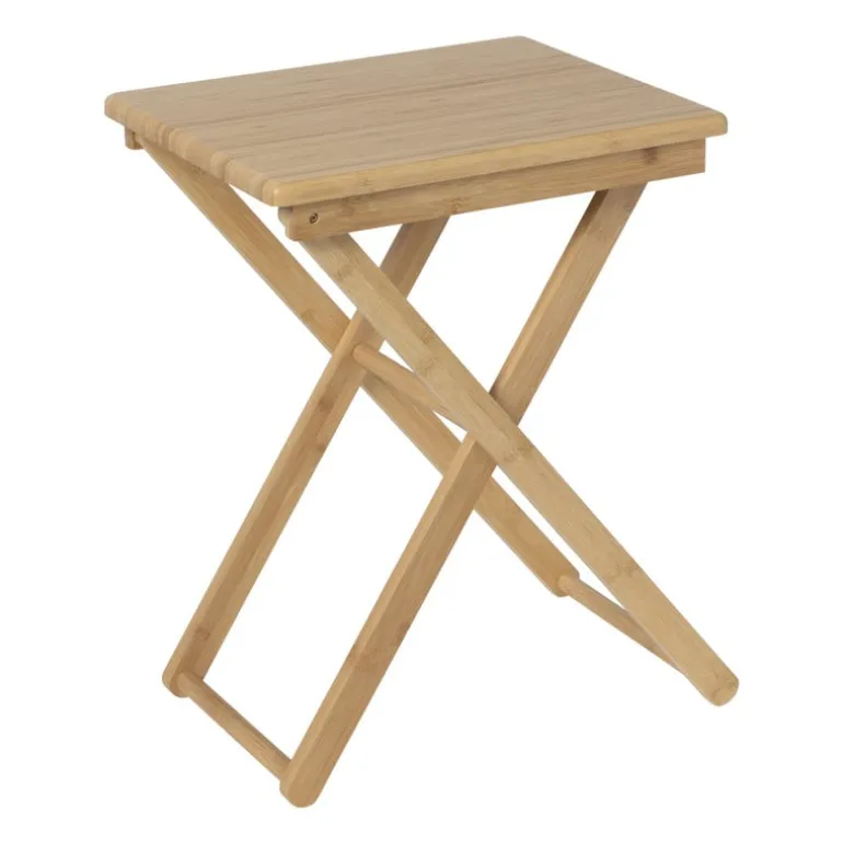 Klaptafel beibu - bamboe - naturel - 42x30x52 cm