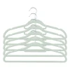 Kledinghanger vilt - groen - set van 5