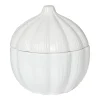Knoflook pot - wit - ø15.2x15.8 cm