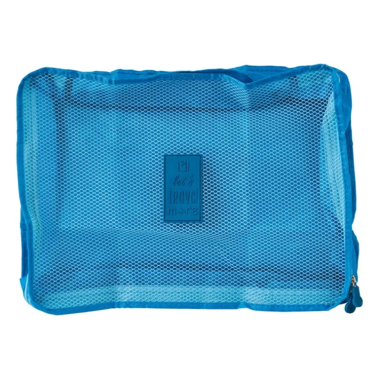 Koffer organizers - blauw - set van 3