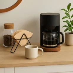 Koffiefilter rekje - zwart - 11x13x4.7 cm