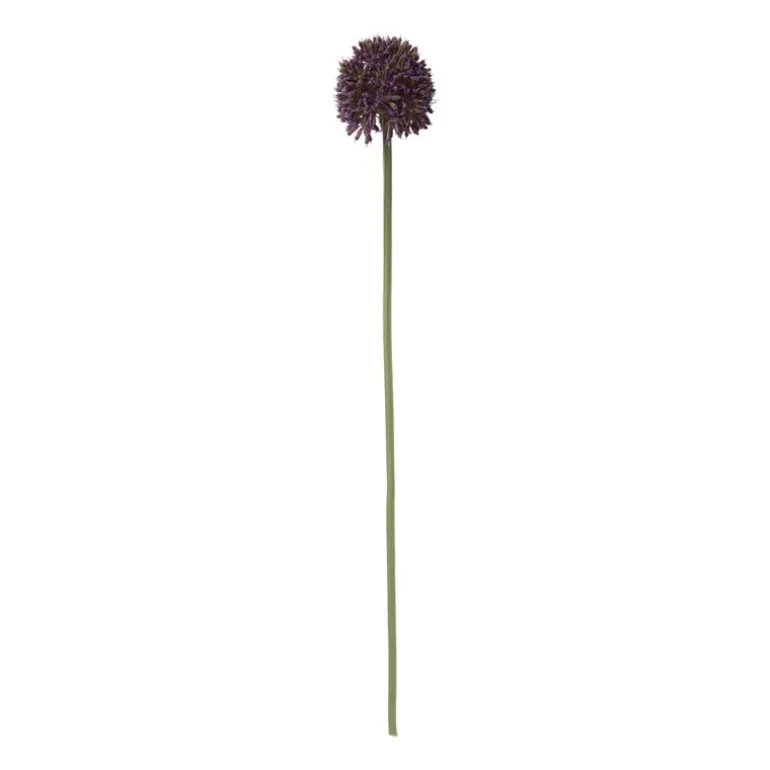 Kunstbloem allium - paars - 50 cm