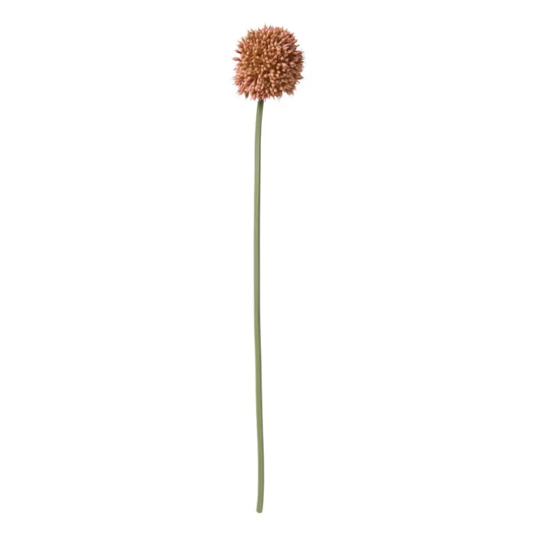 Kunstbloem allium - roze - 50 cm
