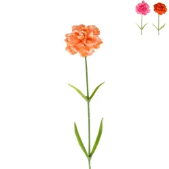 Kunstbloem anjer - diverse varianten - 58 cm