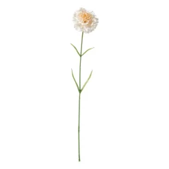 Kunstbloem anjer - off white - 58 cm