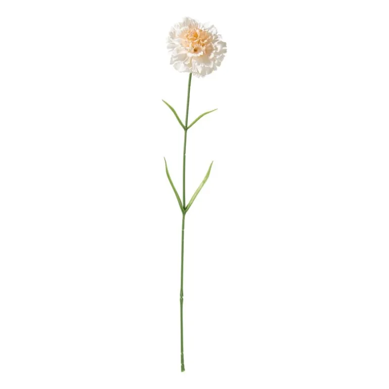 Kunstbloem anjer - off white - 58 cm