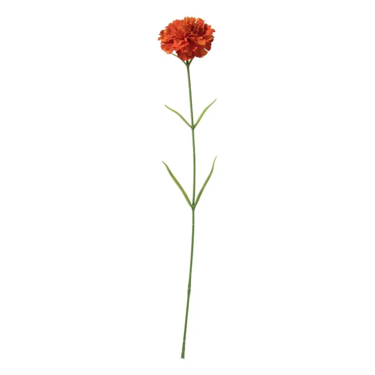 Kunstbloem anjer - rood - 58 cm