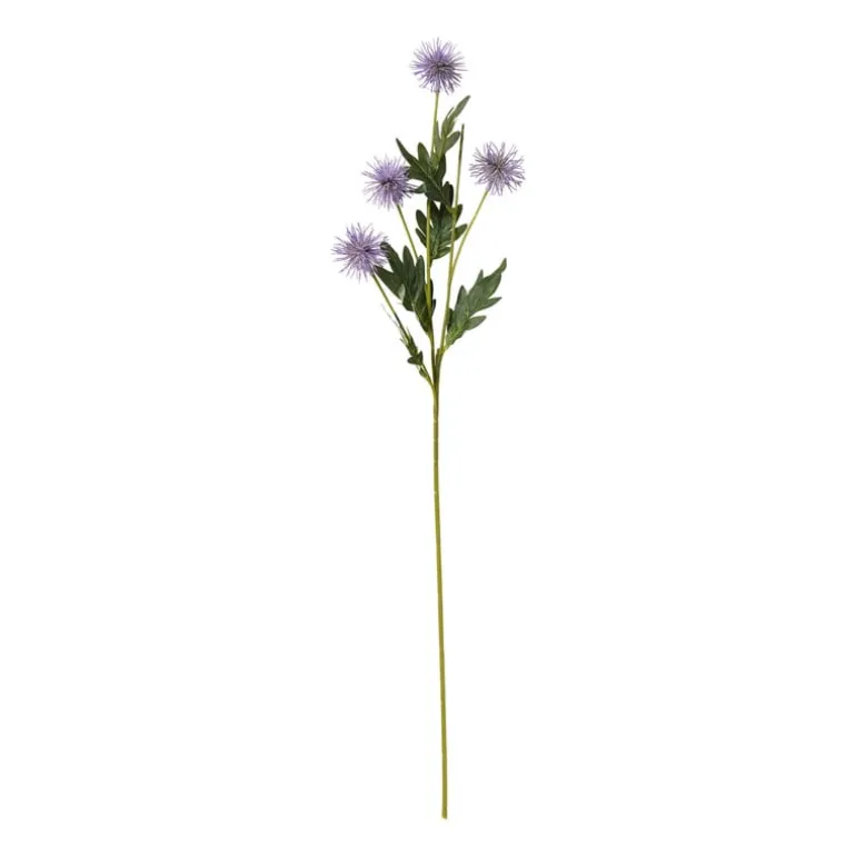 Kunstbloem chrysant - paars - 72 cm