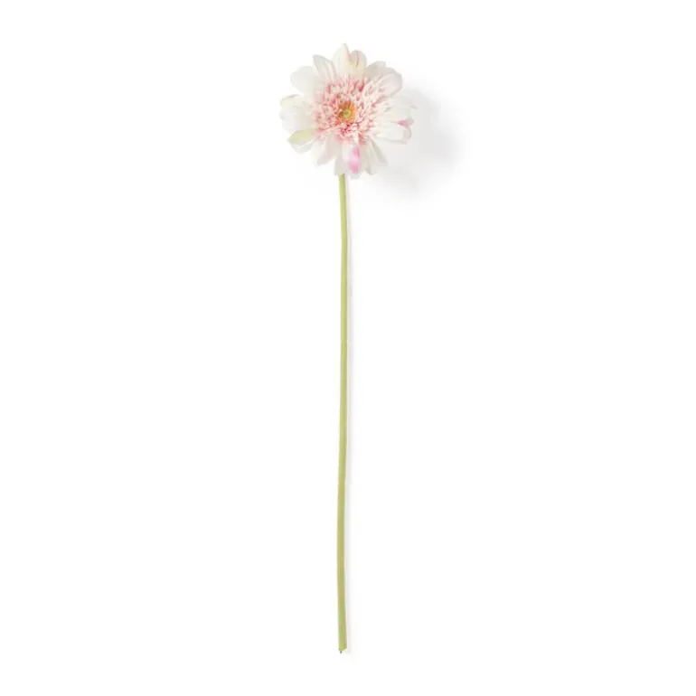 Kunstbloem gerbera - lichtroze - 60 cm
