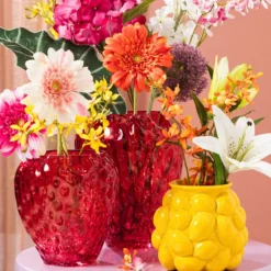 Kunstbloem gerbera - lichtroze - 60 cm