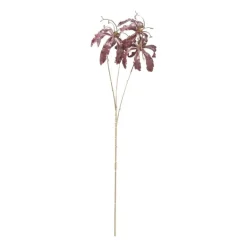 Kunstbloem gloriosa - goudkleurig/rood - 60 cm