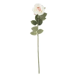 Kunstbloem roos - lichtroze - 64 cm